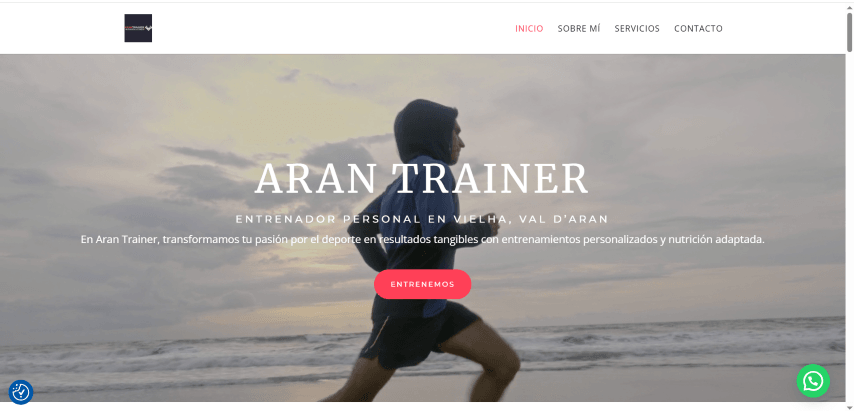Captura del proyecto Entrenador — Aran Trainer
