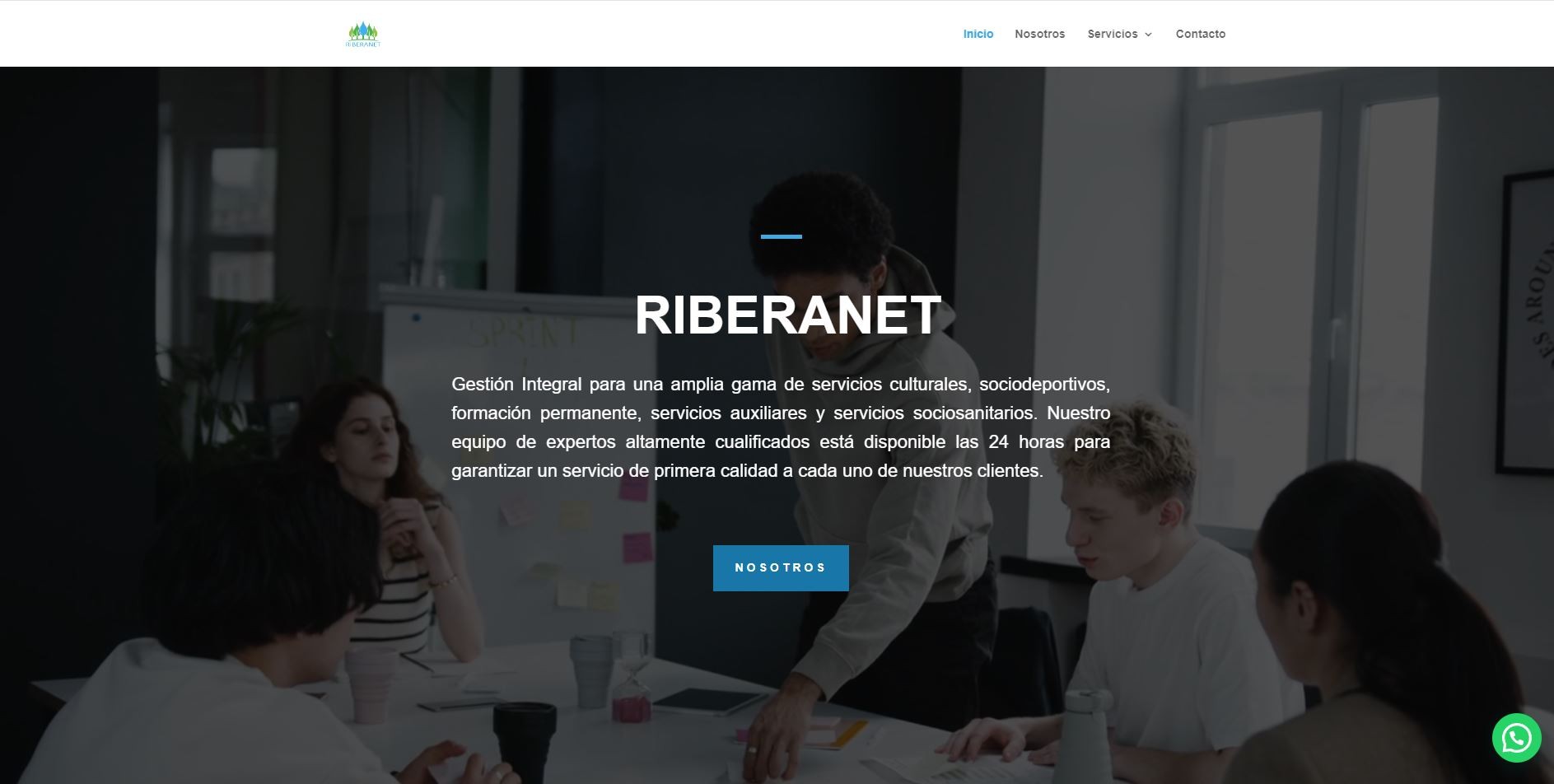 Captura del proyecto Riberanet